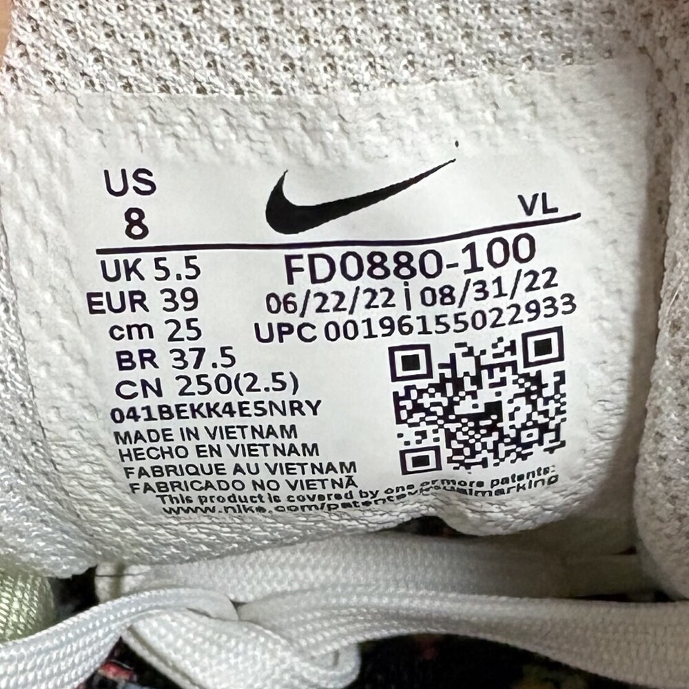 Nike Winflo 9 White Pink Womens US Size 8 EUR 39 FD0880-100 Running Shoes - Picture 10 of 10